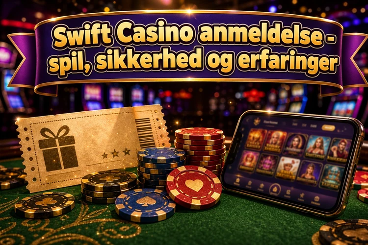 Swift Casino anmeldelse - spil, sikkerhed og erfaringer
