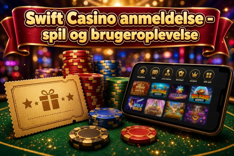 Swift Casino anmeldelse - spil og brugeroplevelse