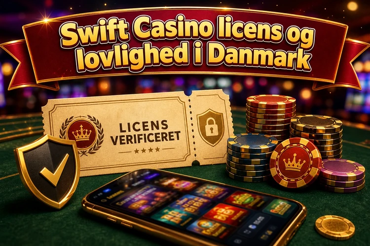 Swift Casino licens og lovlighed i Danmark