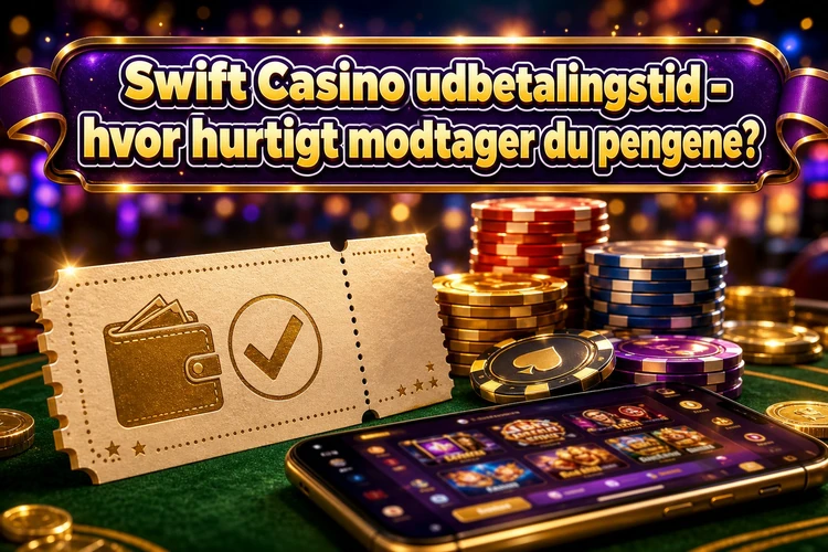 Swift Casino udbetalingstid - hvor hurtigt modtager du pengene?
